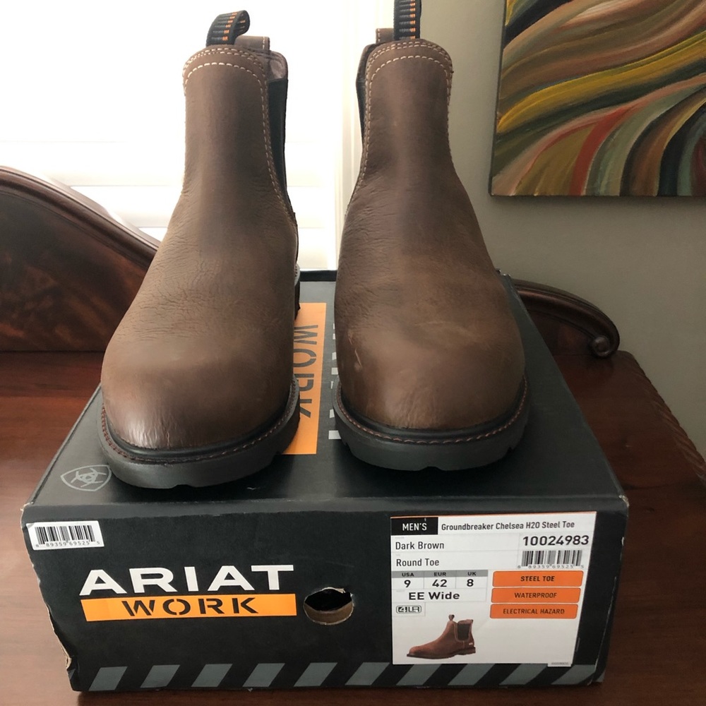 Ariat work boots 9ee wide new